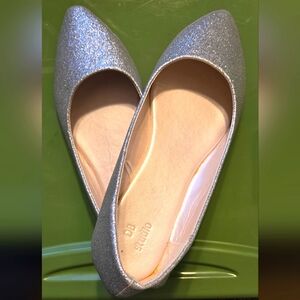 COPY - Silver Ballet Flats Size 9.5
